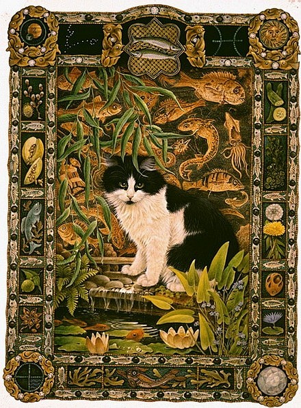 《十二星座的猫》| 来自英国画家 Les...
