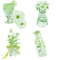 图一玻璃＋雏菊图二冰块＋薄荷png格式非商转＋… - 半次元 - ACG爱好者社区