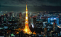 #Tokyo, #tokyo tower, #Japan | 城市夜景