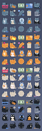 Cat Commerce Icon Pack : Do commerce/finance resources have to look boring?Not at all!Bring more fun into your website, presentation or printed material with these Cat Commerce Icons.