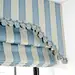 pelmet and roman blind combination | Roman blind pelmet with fan-edge trim