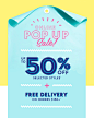 Online Pop Up Sale! up to 50% OFF selected styles~ + FREE DELIVERY on orders $150+^^