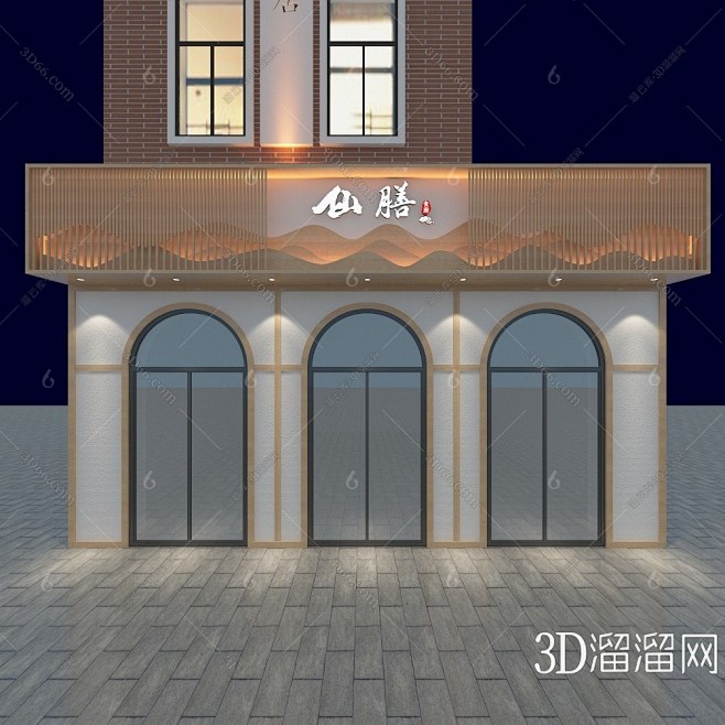 【门头3D模型下载】-门头3D模型素材下...