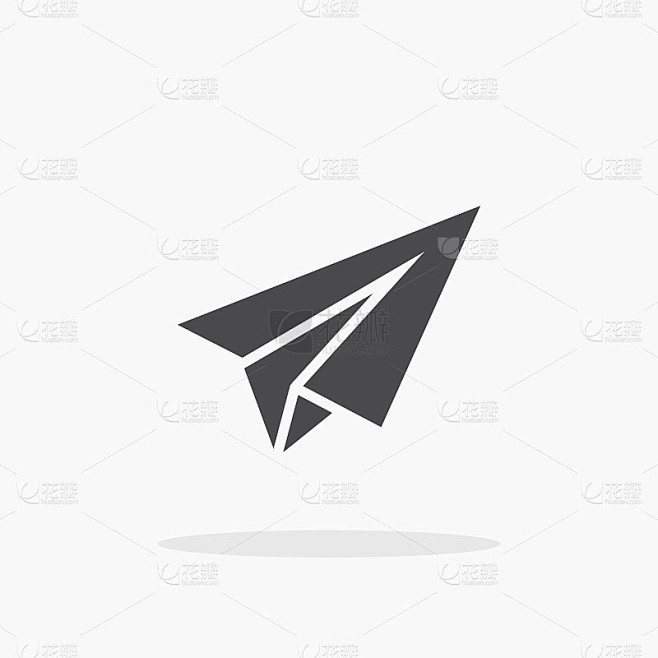纸飞机图标。