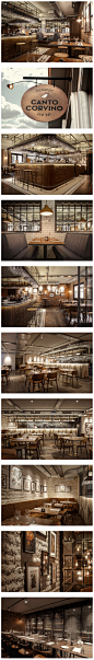 伦敦Canto Corvino餐厅&酒吧空间设计 | 设计圈 展示 设计时代网-Powered by thinkdo3