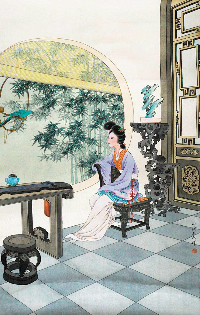 王叔晖人物作品