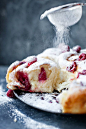 Raspberry  White Chocolate Scones: 