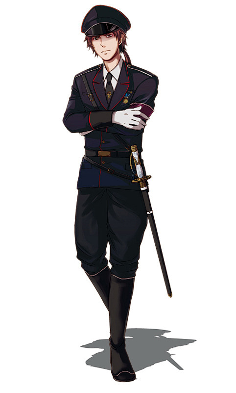 【古典风韵】二次元军服控~发穿制服的动漫...
