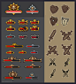 UI Design, Julia Titova : UI design for Action RPG MOBA game Juggernaut Wars - https://jw.my.com/