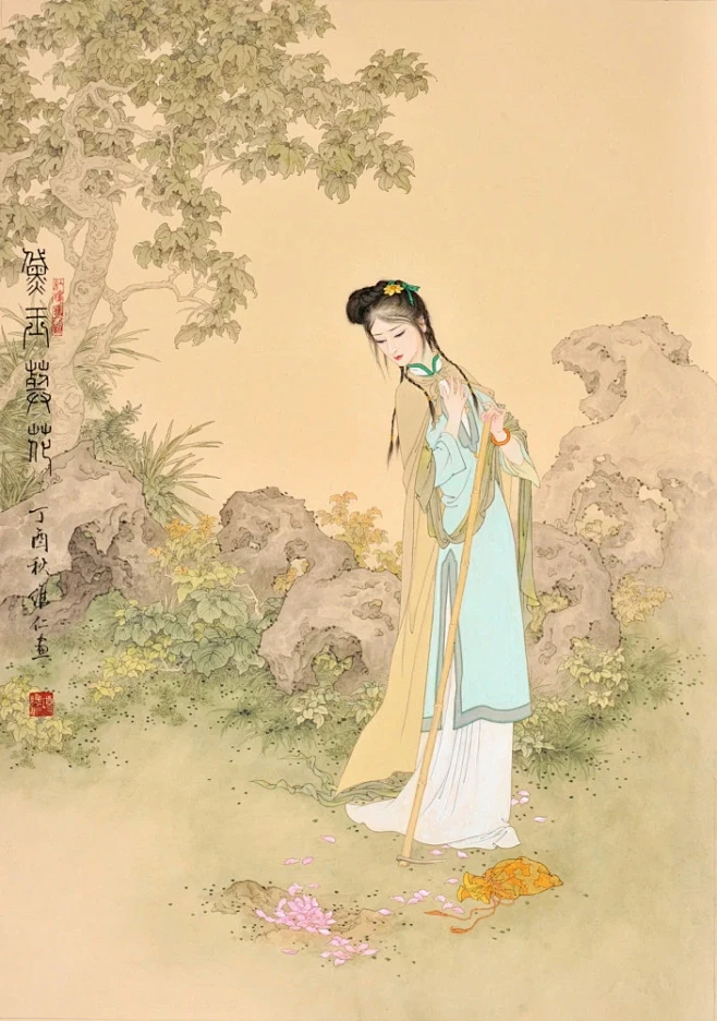 项维仁《金陵十二钗》-花瓣网