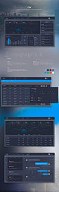 CRM - concept of the CRM system on Behance