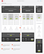 Responsive Website Wireframe Kit : Our new UX Kits Responsive Website Wireframe Kit is a massive library with 30 pages of content blocks, website elements, icons, wireframe examples and templates. Every single component comes in 3 options to quickly creat