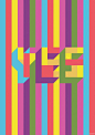 YES Poster design #typography #colour