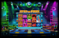 Slot Spin The Funk Art Direction For Gambino Slots