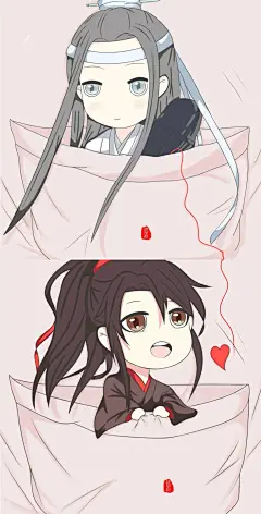 魔道祖师：忘羡五组情头+两组学生装壁纸，全见过？绝不可能！