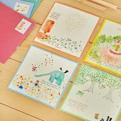 三年二班●优凡文具 四月物语 清新可爱明信片小卡片祝福表白贺卡-淘宝网