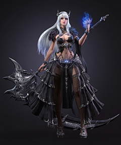 翼次方学院采集到CG角色作品集