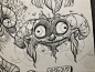 Fauns/Trolls, Jeremy Hoffman : Pencil sketches… added color in Photoshop
