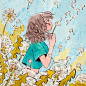 花草中的少女 / ins.parakid #我的夏日拼贴画# #夏日手绘大赛# ​​​​