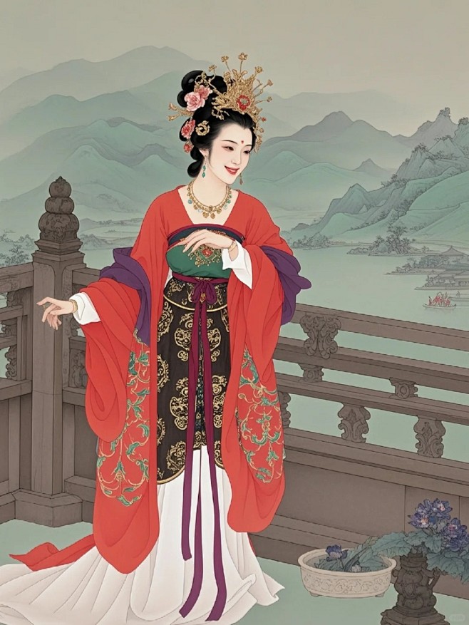 古风赵合德之美，汉宫春色醉人心_6_丽丽...