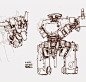 mecha sketch, Max Li : mecha sketch by Max Li on ArtStation.