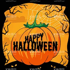 万圣节  - 源文件下载【酷图网】蜘蛛网,矢量蜘蛛网,卡通蜘蛛网,手绘蜘蛛网,蜘蛛网插画,蜘蛛网插图,南瓜,矢量蜘蛛,卡通南瓜,手绘南瓜,南瓜插画,南瓜插图,蜘蛛网剪影,枯树,万圣节元素,万圣节素材