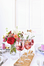 Tabletop Ideas: Summer Florals + Bread Sticks Recipe