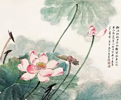 “ 荷叶罗裙一色裁， 芙蓉向脸两边开。 乱入池中看不见， 闻歌始觉有人来… 