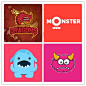36款以怪物、怪兽形象为主题的logo设计 #标志分享#