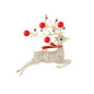 麋鹿胸针