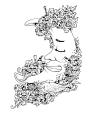 Doodle Invasion Coloring Book by Kerby Rosanes, via Behance: 