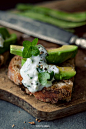 Avocado & Tzatziki Sandwich