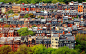General 3840x2400 Boston city trees house old building neighborhood roof garden rooftops USA Massachusetts