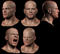 EA_MMA_Radach_Benji, Ji Ruan : EA MMA 2010.
All the heads including the expression were hand sculpt without using any scan date.