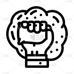 Holi假日线图标矢量插图