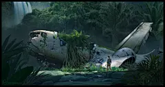Uncharted 4 fan art, Michael Shinde : This one was made from several failures. I restarted 3 times to finally end up here and I learned a lot on the way! really excited for the new game to come out! I also did a level map for it!