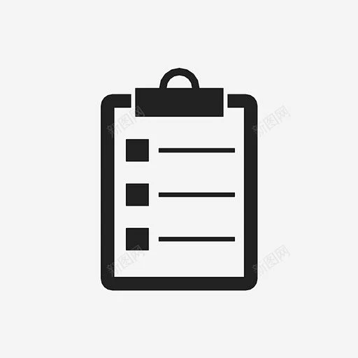 剪贴板工作纸张图标 项目符号 icon 标识 标志 UI图标 设计图片 免费下载 页面网页 平面电商 创意素材-花瓣网