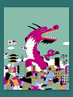 小爱lzh采集到扁平插画
