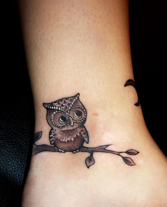 Owl tattoo. O.M.G.