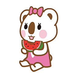 吃瓜表情包可爱_百度图片搜索