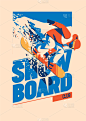滑雪板,运动,雪板,季节,男人,冬天,迅速,行动,度假