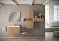 Arca Mobili Proxima bath room collection : Bathroom interior rendering