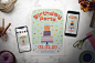 儿童生日派对主题活动宣传单设计PSD海报模板素材下载v2 Kids Birthday Party Flyer Set