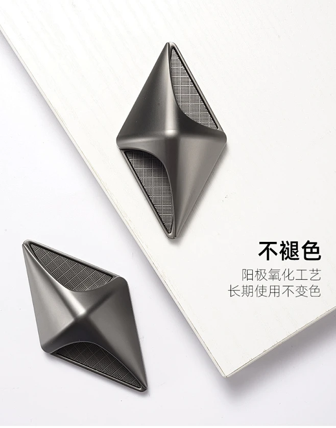 极简拉手灰色现代简约创意衣柜橱柜书柜柜门抽屉北欧轻奢门把手-tmall.com天猫-花瓣网