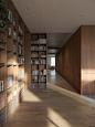 apartment flat corona render  Minimalism minsk wood