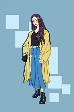 街拍彩绘  画街拍照效果更好一些(⊙o⊙)哦插画婚纱照每日手绘插画艺术秀手账#艺术贩卖者#简笔画 ​​​​