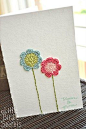 crochet card