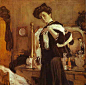 俄罗斯肖像画家瓦伦丁·亚历山德罗维奇·谢洛夫(Valentin Alexandrovich Serov)油画作品(20)