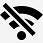 WiFi关闭图标 平面电商 创意素材