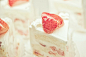 日系唯美草莓蛋糕小清新图片